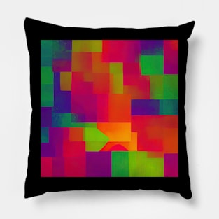 omg retro pattern abstract Pillow