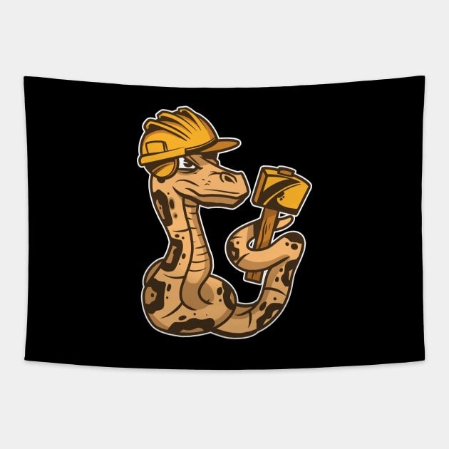 Builder Snake Tapestry by The Urban Attire Co. ⭐⭐⭐⭐⭐