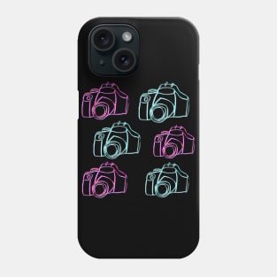 DSLR Camera Color Patterrn Phone Case