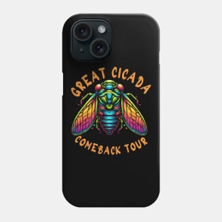 The Great Cicada Comeback tour 2024 Phone Case