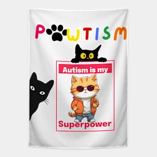 Autism Is My Superpower Tapestry