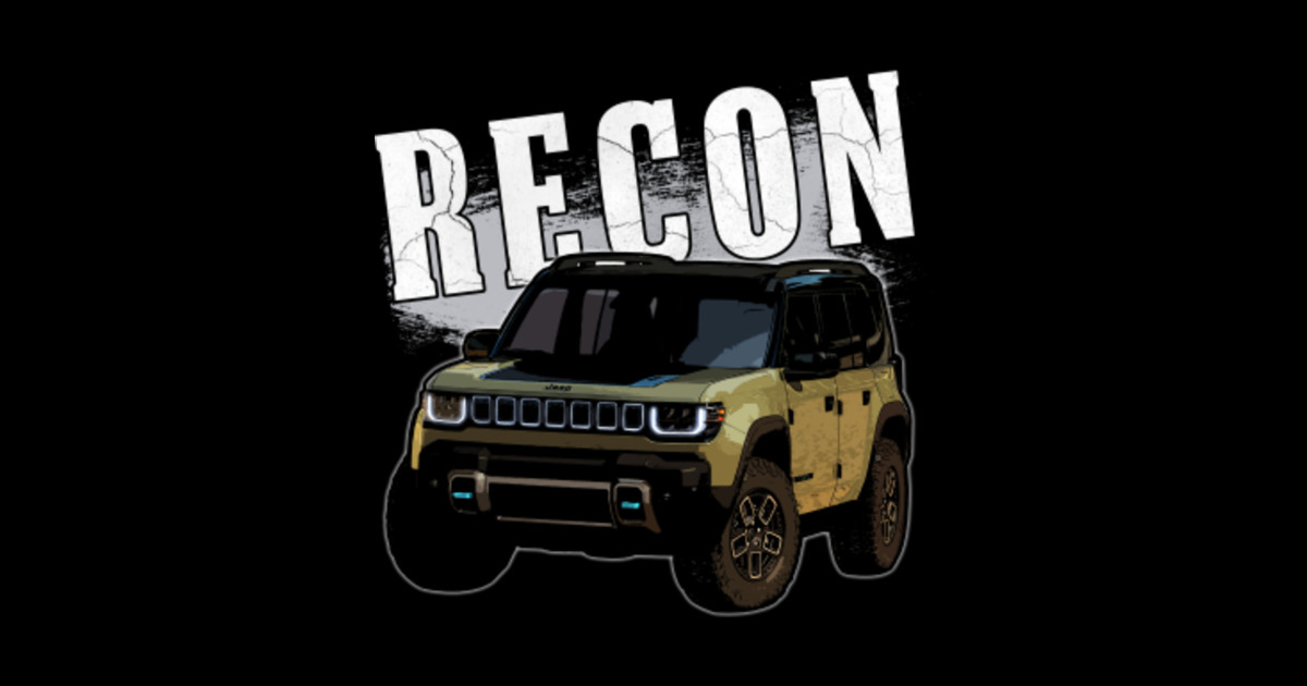 Jeep Recon Graphic JEEP CAR name Jeep Recon Sticker TeePublic