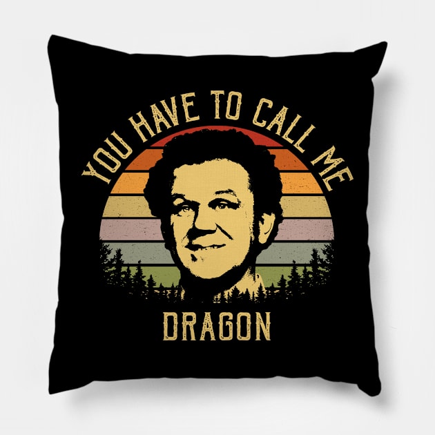 You Have To Call Me Dragon Pillow by Three Meat Curry