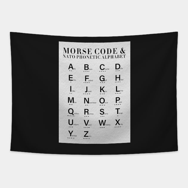 Morse Code Tapestry by ScienceCorner