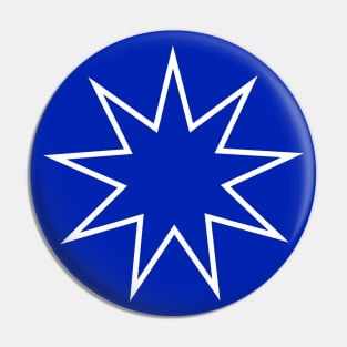 9 Pointed Star Pin