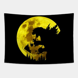 Godzilla moon nigh Tapestry