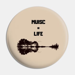 Guitar & Music Lovers Pin