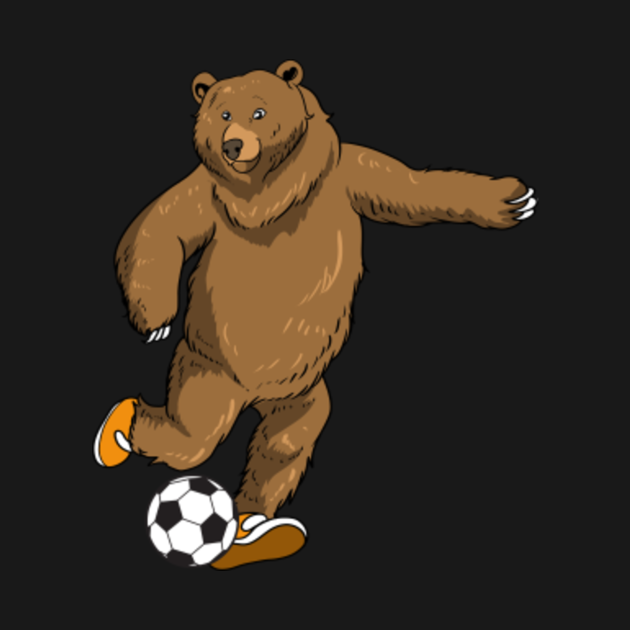 Soccer Grizzly Bear Gift I Brown Bear Player Soccer T Shirt TeePublic Soccer Grizzly Bear Gift I Brown Bear Player Soccer T Shirt TeePublic