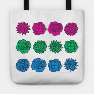 Polysexual Flower Flag Tote