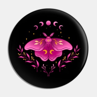 Celestial Moth Pin