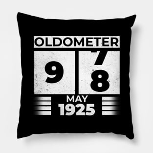 Oldometer 98 Years Old Born In May 1925 Pillow