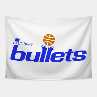 DEFUNCT - Baltimore Bullets Baskeball Tapestry