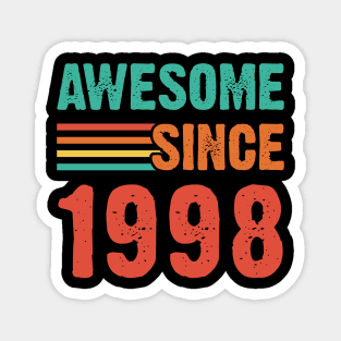 Vintage Awesome Since 1998 Magnet