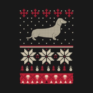 Dachshund And Chritmas T-Shirt