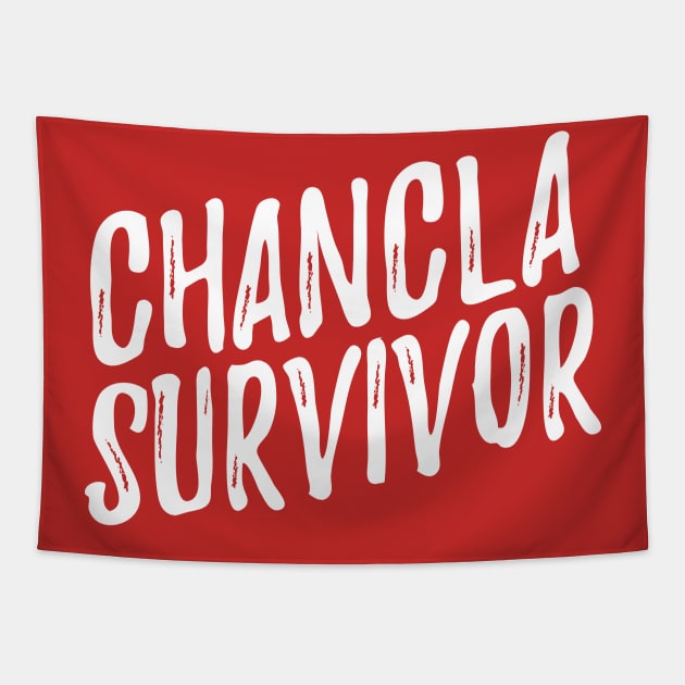 Chancla Survivor Tapestry by verde