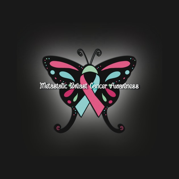 Metastatic Breast Cancer Butterfly by Kendall by Forever Tiffany