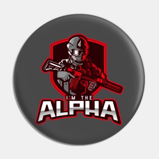 I'm The Alpha (1) Pin