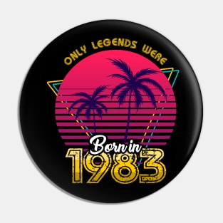 Born in 1983 T-Shirt Pin