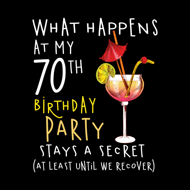 70Th Birthday - What Happens 70Th Birthday by jrgenbode