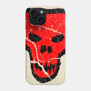 Skull Distressed / Minimal Rock Biking Art Phone Case