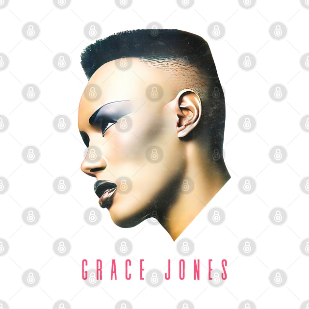 Grace Jones  //  80s Faded Style Aesthetic Design by DankFutura