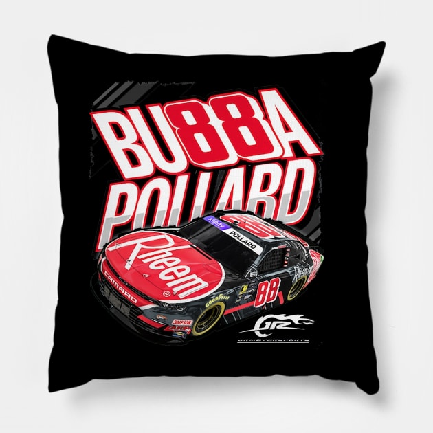 Bubba Pollard Rheem Car Pillow by stevenmsparks