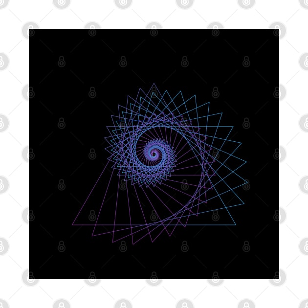 Beautiful geometric figure spiral by IDesign23