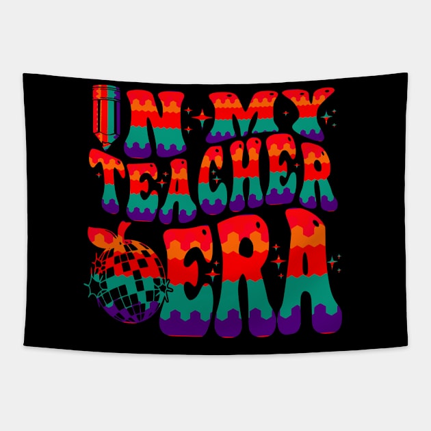 In My Teacher Era, Funny Teacher Tapestry by VisionDesigner