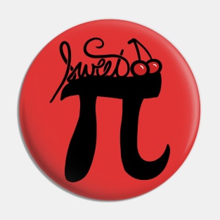 Cherry pi Day Pin