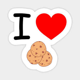 I Heart Cookies Magnet