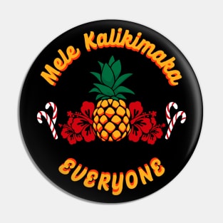 mele kalikimaka hawaii christmas greeting Pin