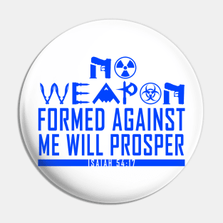 No Weapon Formed (Blue) Pin