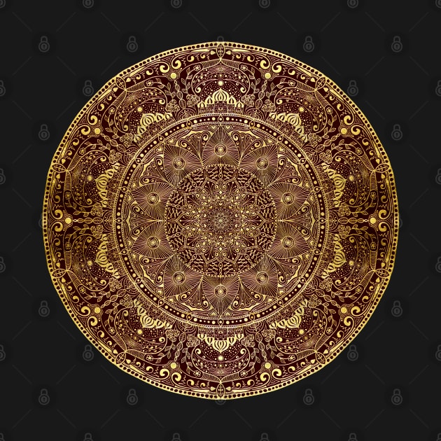 Mandala - Old Gold by My Tiny Apartment