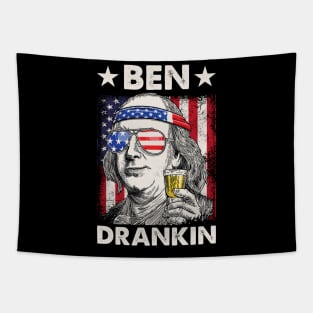 Ben Drankin Party Vintage USA Tapestry