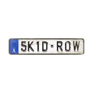 Skid Row - License Plate T-Shirt