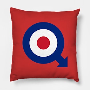 Mod Logo with Arrow Pillow