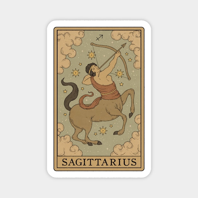 Sagittarius Card Magnet by thiagocorrea