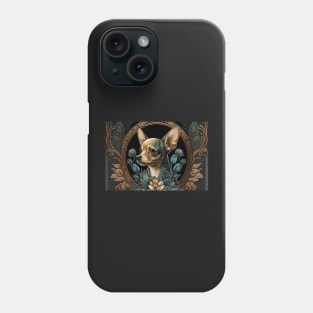 Chihuahua - Art Nouveau Style Phone Case