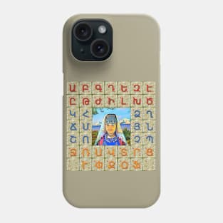 Alphabet  Հայոց այբուբեն Phone Case