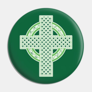 St Patricks Day Irish Celtic Cross Catholic Faith Pin