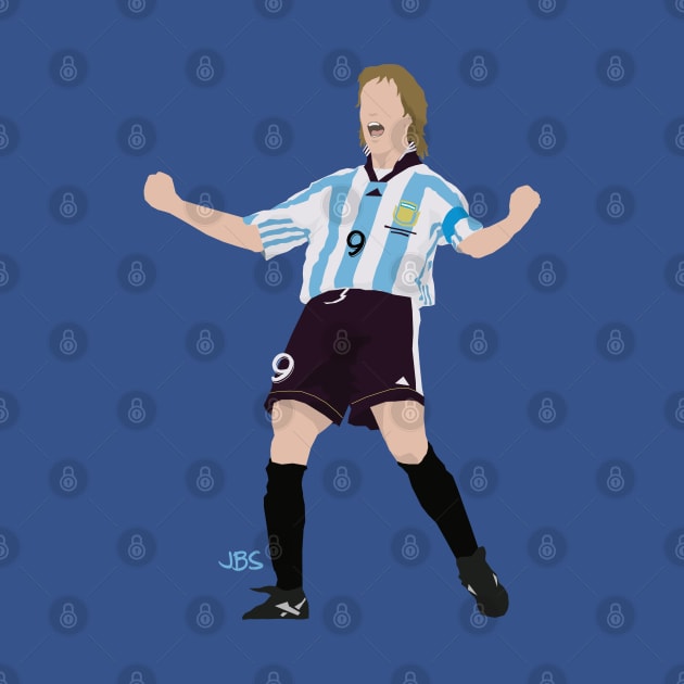 Gabriel "Batigol" Batistuta by jbsgrafico