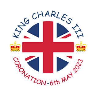 King Charles Coronation 2023 God Save The King Union Jack T-Shirt