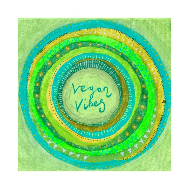 Vegan Vibes Mandala by MyCraftyNell
