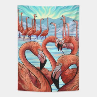 Flamingos Tapestry