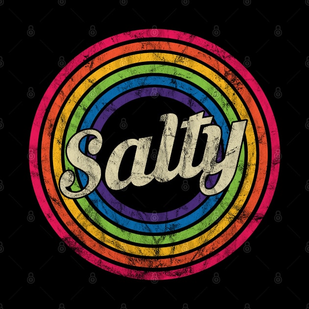 Salty - Retro Rainbow Faded-Style by MaydenArt