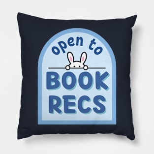 Open to book recs Pillow