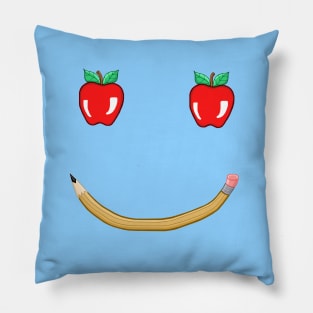 Happy Teacher Supplies Pillow