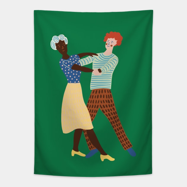 Dancers Tapestry by Das Brooklyn