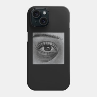 drawing insecurities dark circles body positivity Phone Case