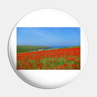 Poppy Field Pin